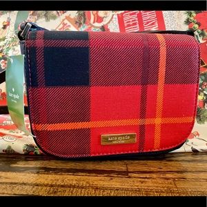KATE SPADE PLAID PURSE CROSSBODY
